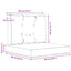 Udendørs Sofa Pude 2 pcs Grøn Polyester