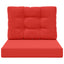 Udendørs Sofa Pude 2 pcs Rød Polyester