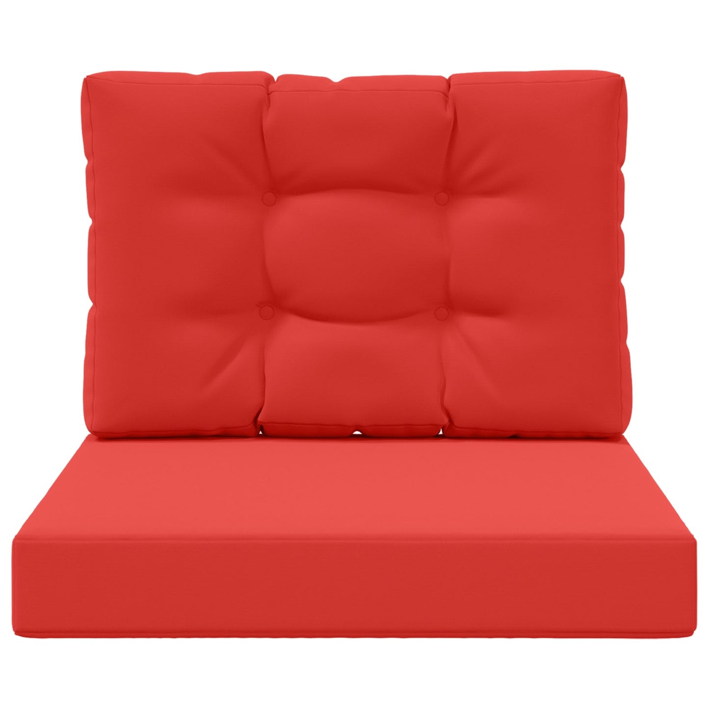 Udendørs Sofa Pude 2 pcs Rød Polyester