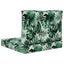 Udendørs Sofa Pude 2 pcs Bladmønster Polyester