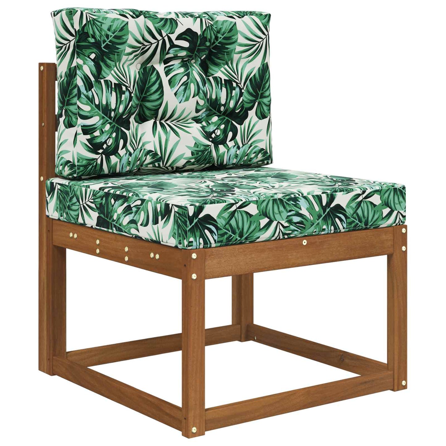 Udendørs Sofa Pude 2 pcs Bladmønster Polyester