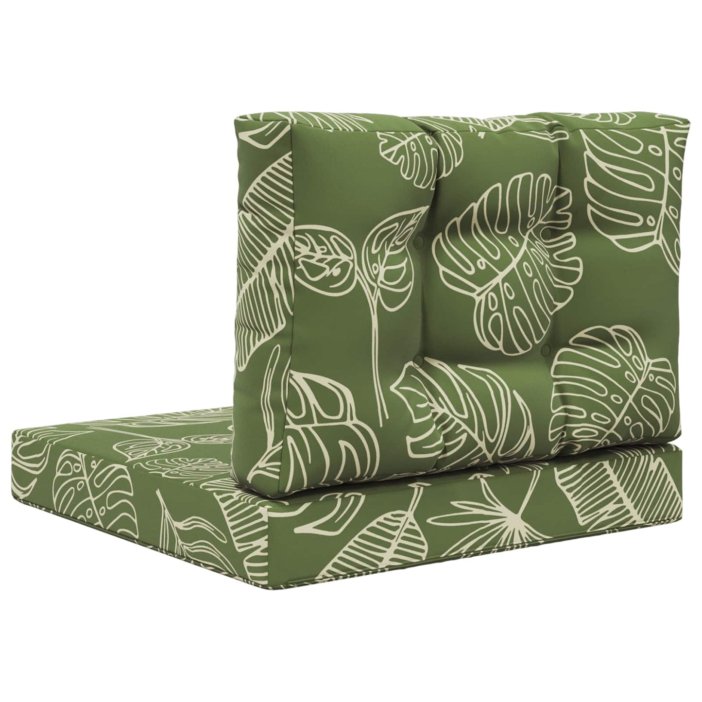 Udendørs Sofa Pude 2 pcs Bladdesign Polyester