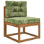 Udendørs Sofa Pude 2 pcs Bladdesign Polyester