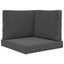 Udendørs Sofa Pude 3 pcs Antracit Polyester