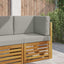 Udendørs Sofa Pude 3 pcs Grå Polyester