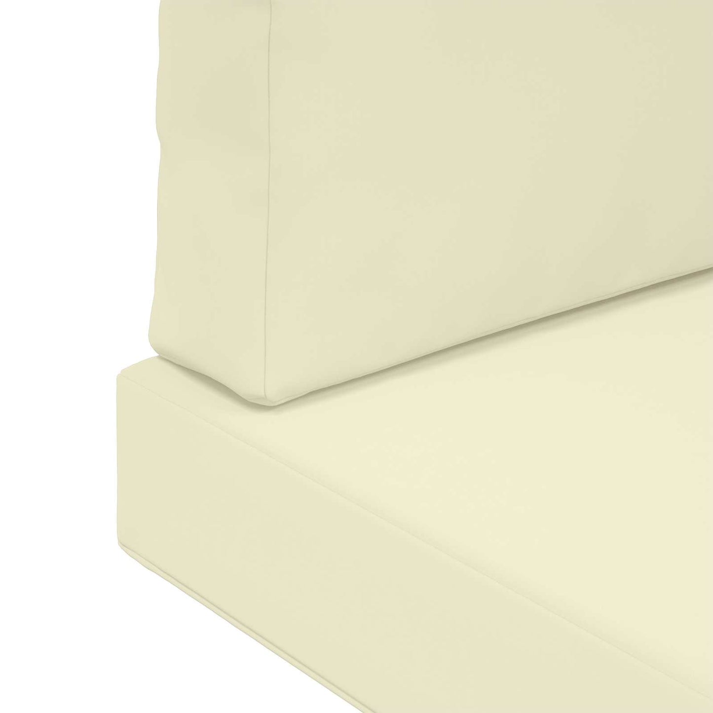 Udendørs Sofa Pude 3 pcs Creme Polyester