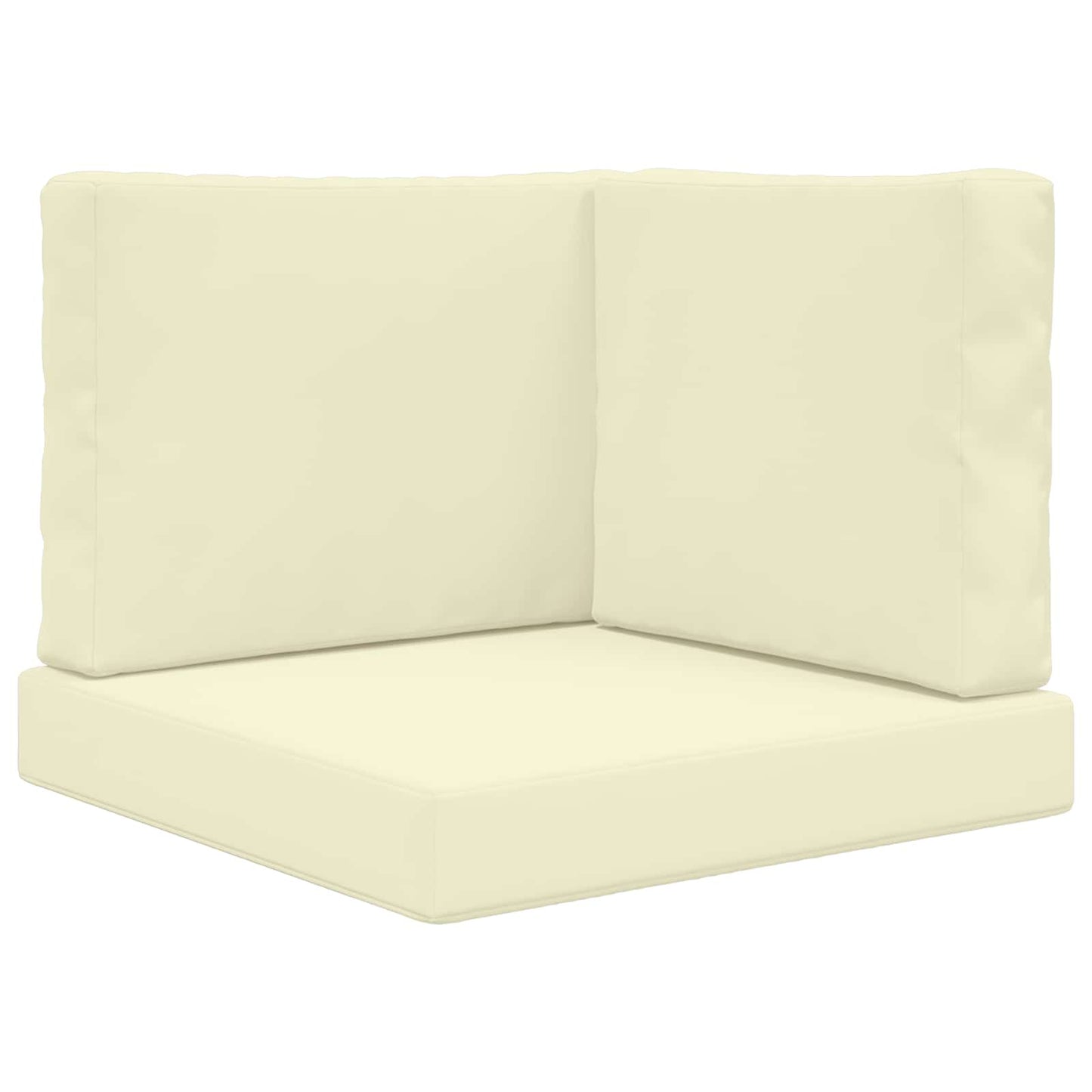 Udendørs Sofa Pude 3 pcs Creme Polyester