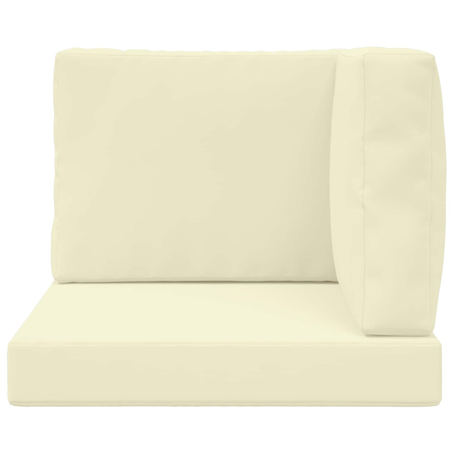 Udendørs Sofa Pude 3 pcs Creme Polyester