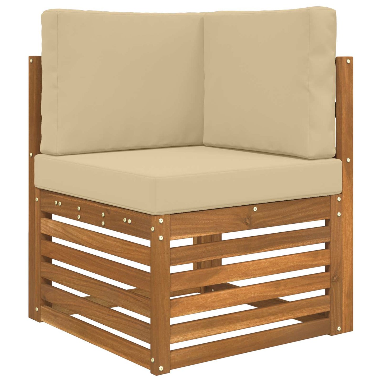 Udendørs Sofa Pude 3 pcs Beige Polyester