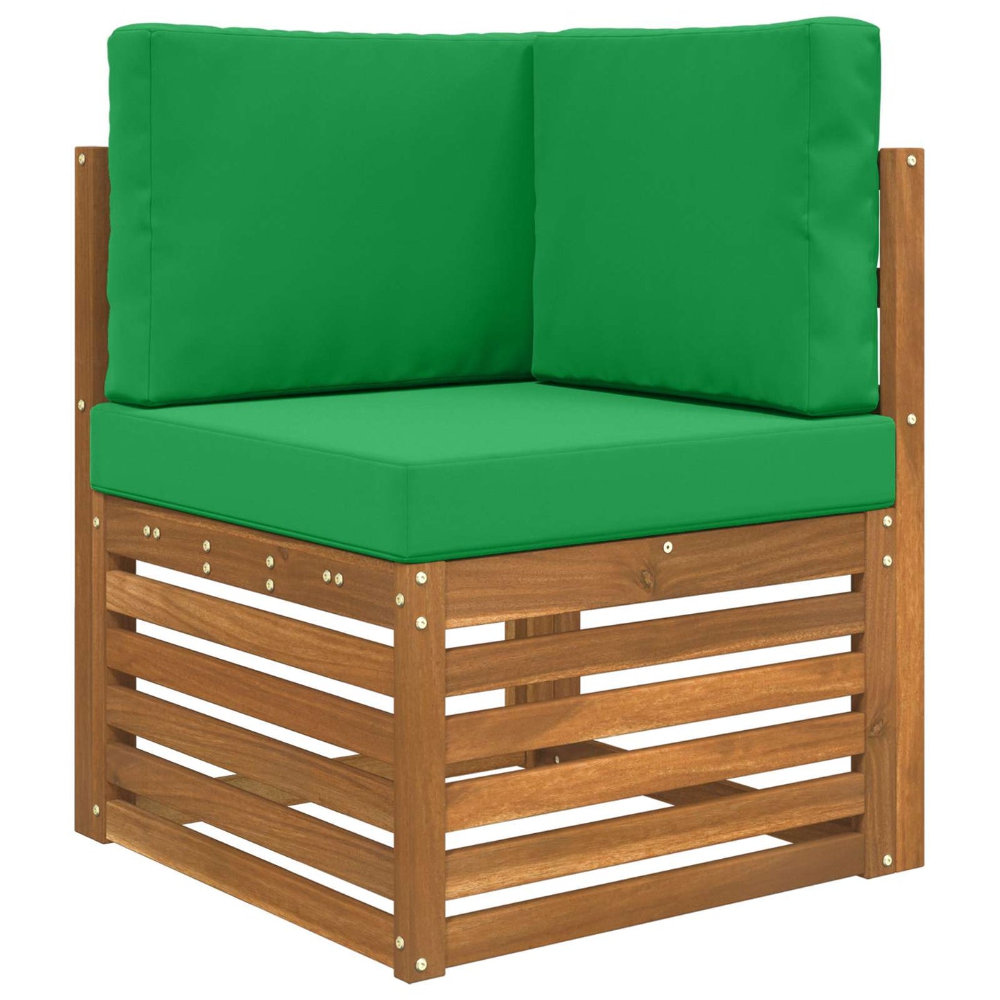 Udendørs Sofa Pude 3 pcs Grøn Polyester