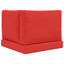 Udendørs Sofa Pude 3 pcs Rød Polyester