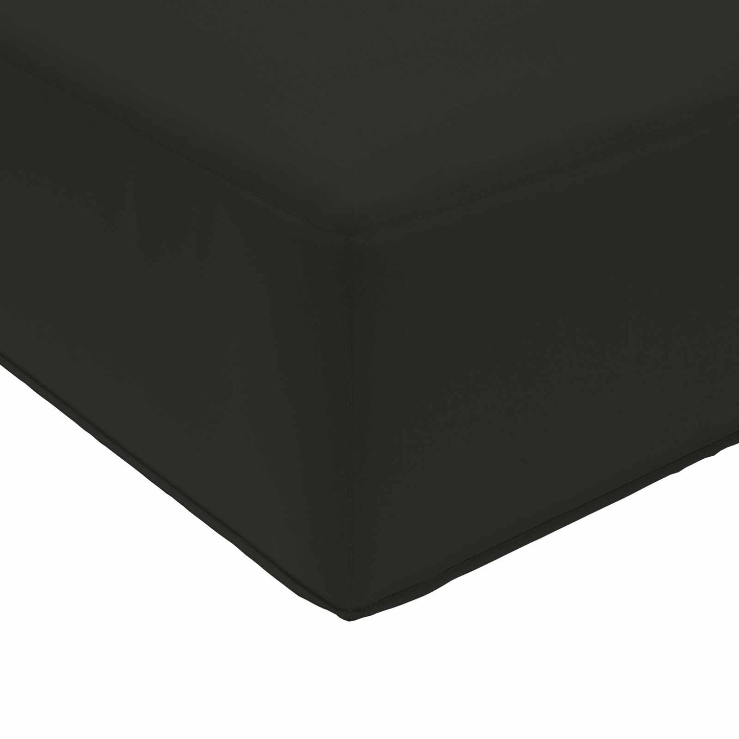 Udendørs Sofa Pude 3 pcs Sort Polyester