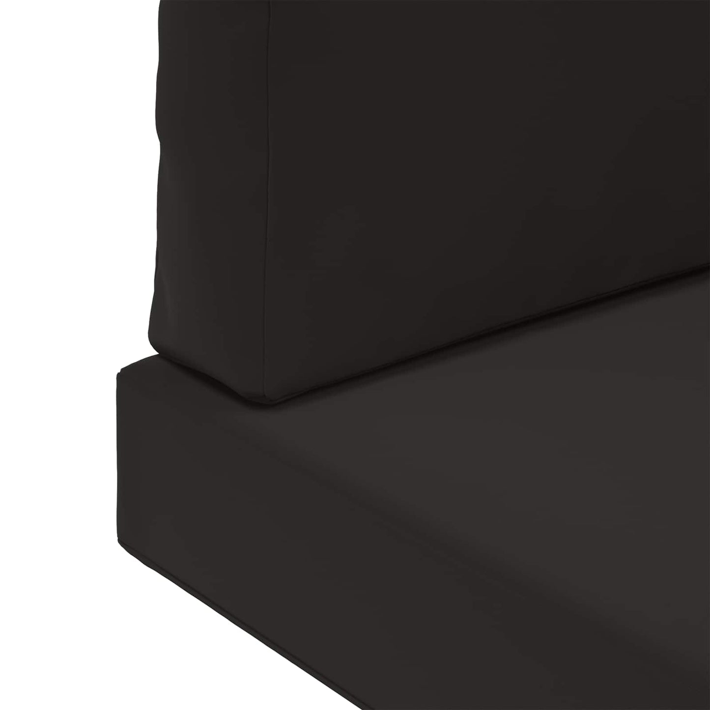 Udendørs Sofa Pude 3 pcs Sort Polyester
