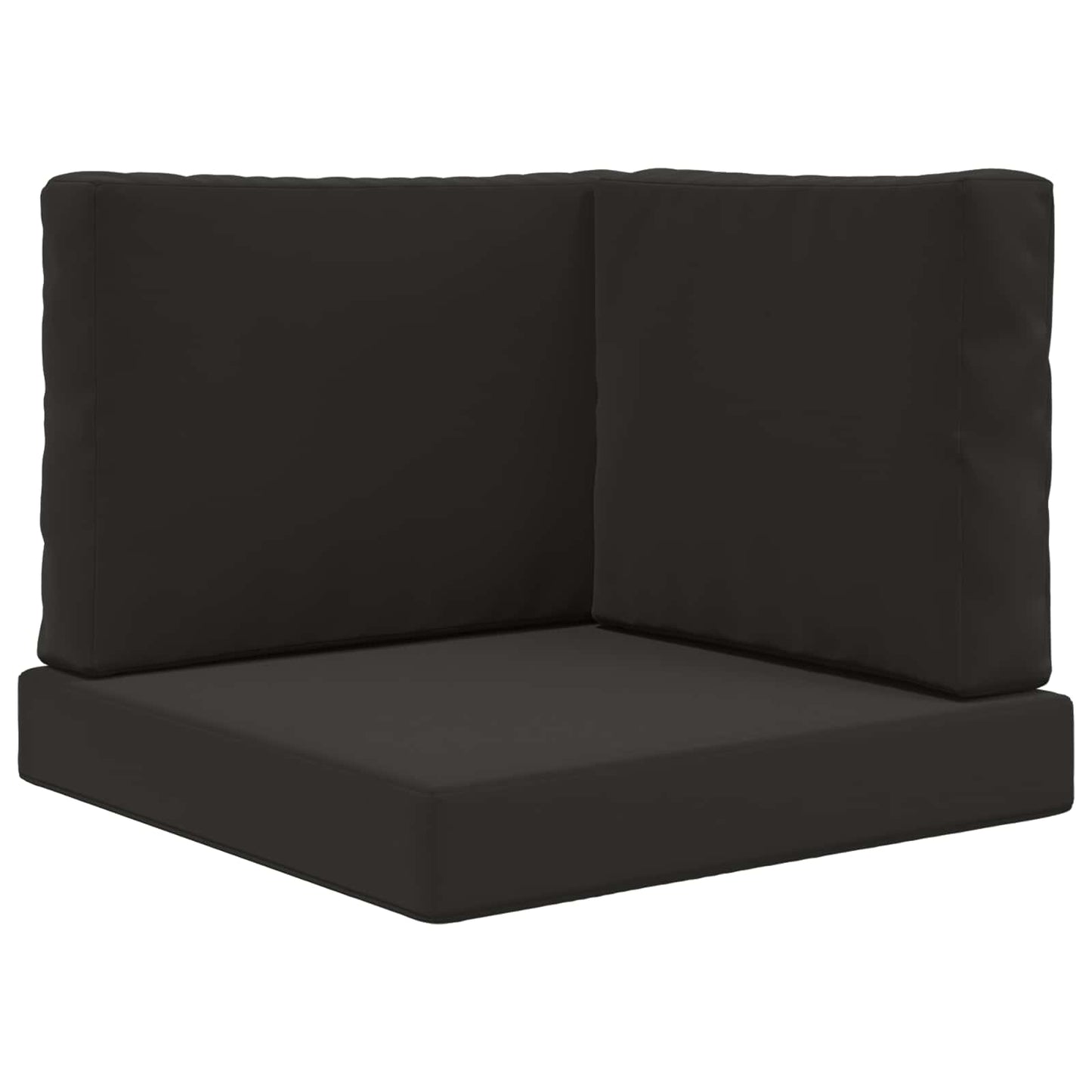 Udendørs Sofa Pude 3 pcs Sort Polyester