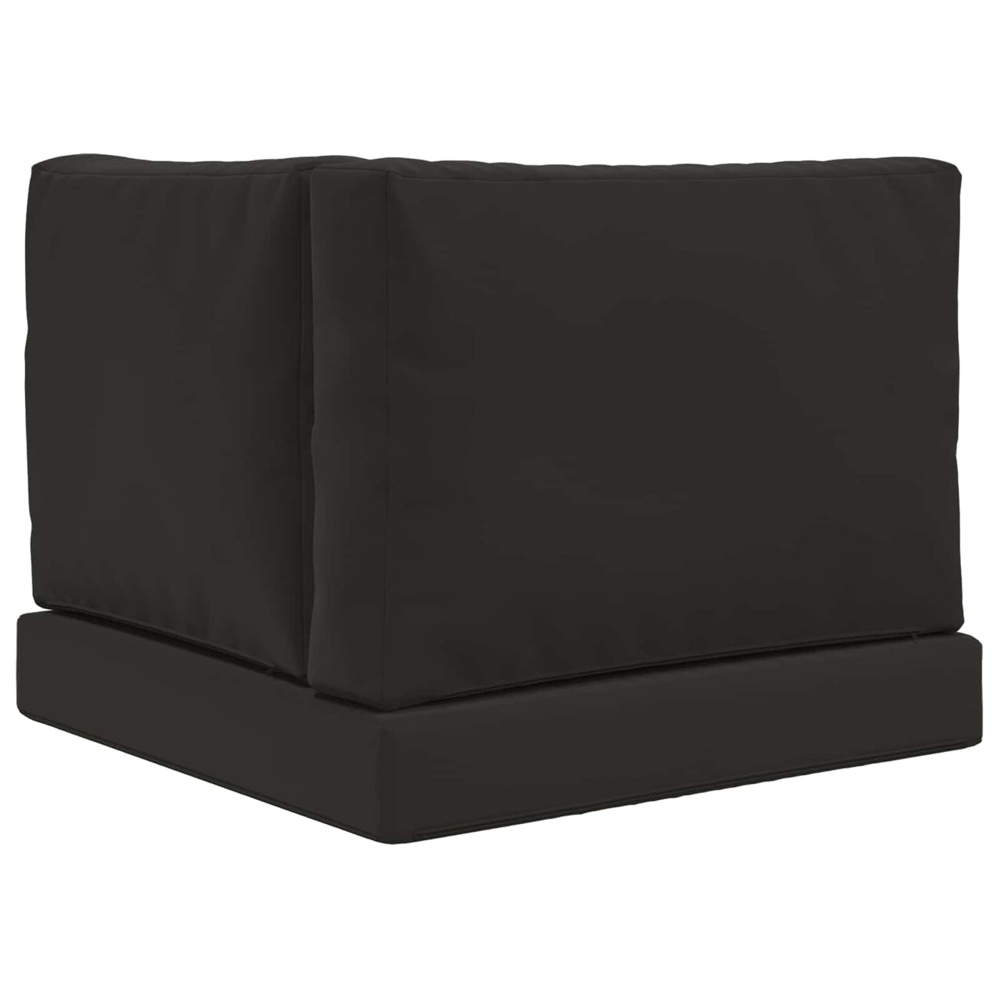 Udendørs Sofa Pude 3 pcs Sort Polyester