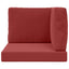 Udendørs Sofa Pude 3 pcs Vinrød Polyester