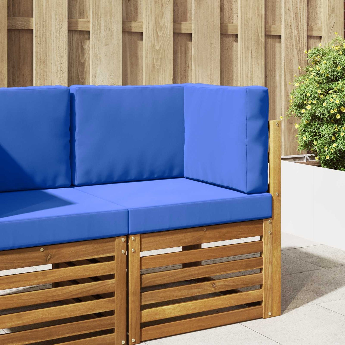 Udendørs Sofa Pude 3 pcs Kongelig blå Polyester