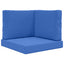 Udendørs Sofa Pude 3 pcs Kongelig blå Polyester