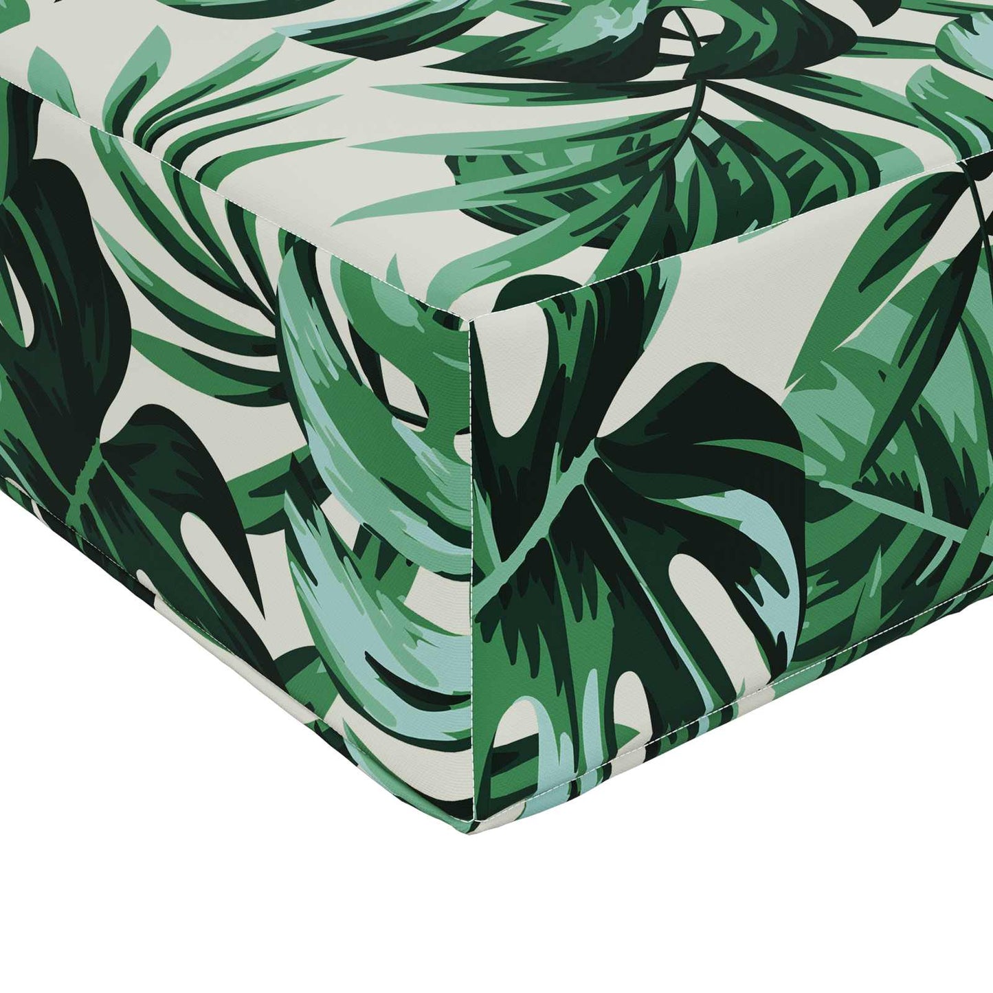 Udendørs Sofa Pude 3 pcs Bladmønster Polyester