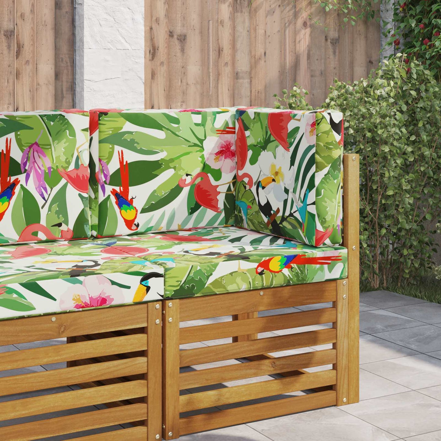 Udendørs Sofa Pude 3 pcs farverig Polyester