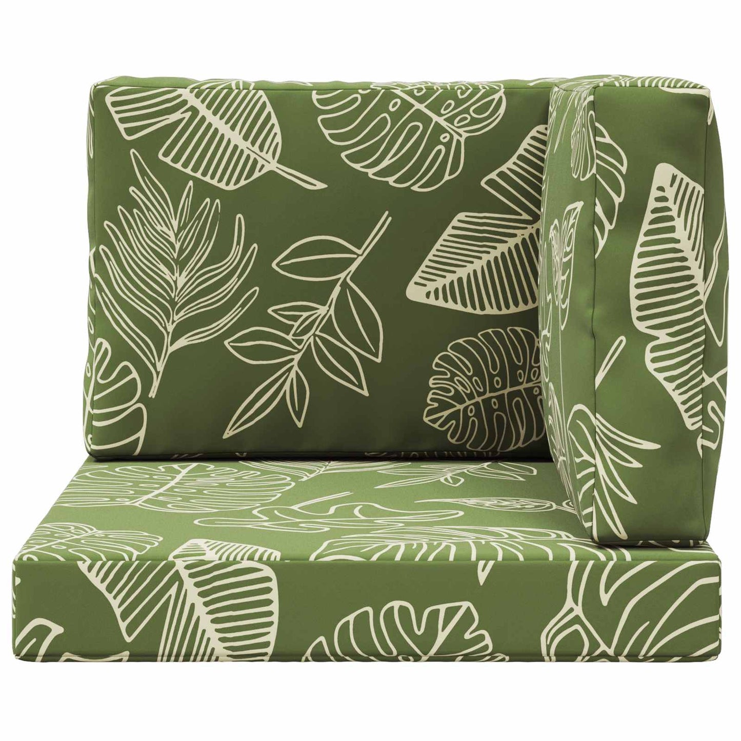 Udendørs Sofa Pude 3 pcs Bladdesign Polyester