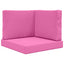 Udendørs Sofa Pude 3 pcs Lyserød Polyester