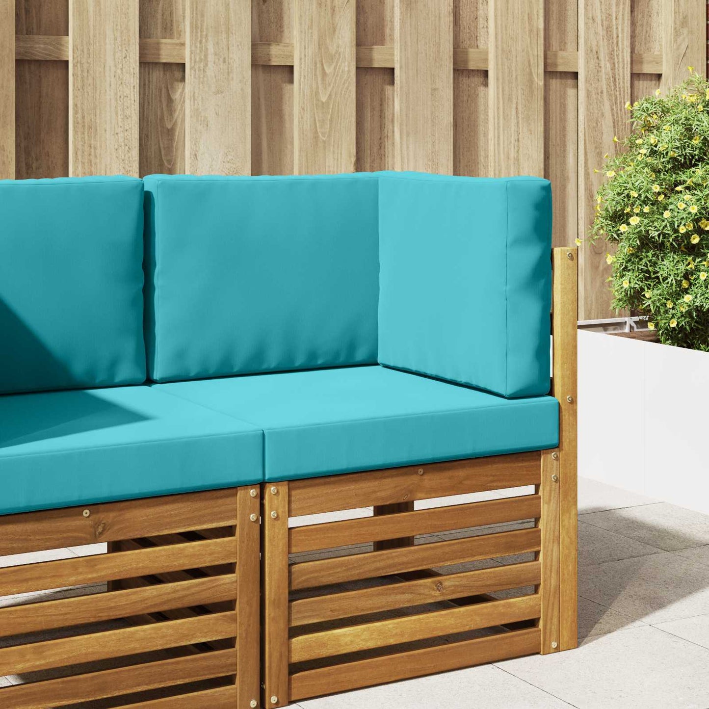 Udendørs Sofa Pude 3 pcs Turkis Polyester
