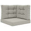 Udendørs Sofa Pude 3 pcs Grå Polyester