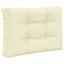 Udendørs Sofa Pude 3 pcs Creme Polyester