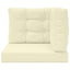 Udendørs Sofa Pude 3 pcs Creme Polyester