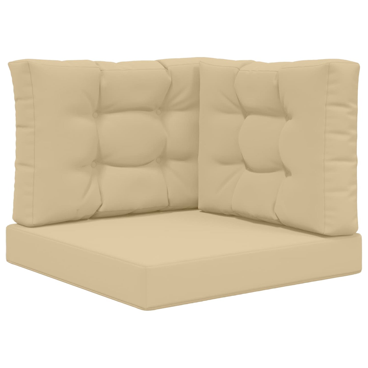 Udendørs Sofa Pude 3 pcs Beige Polyester