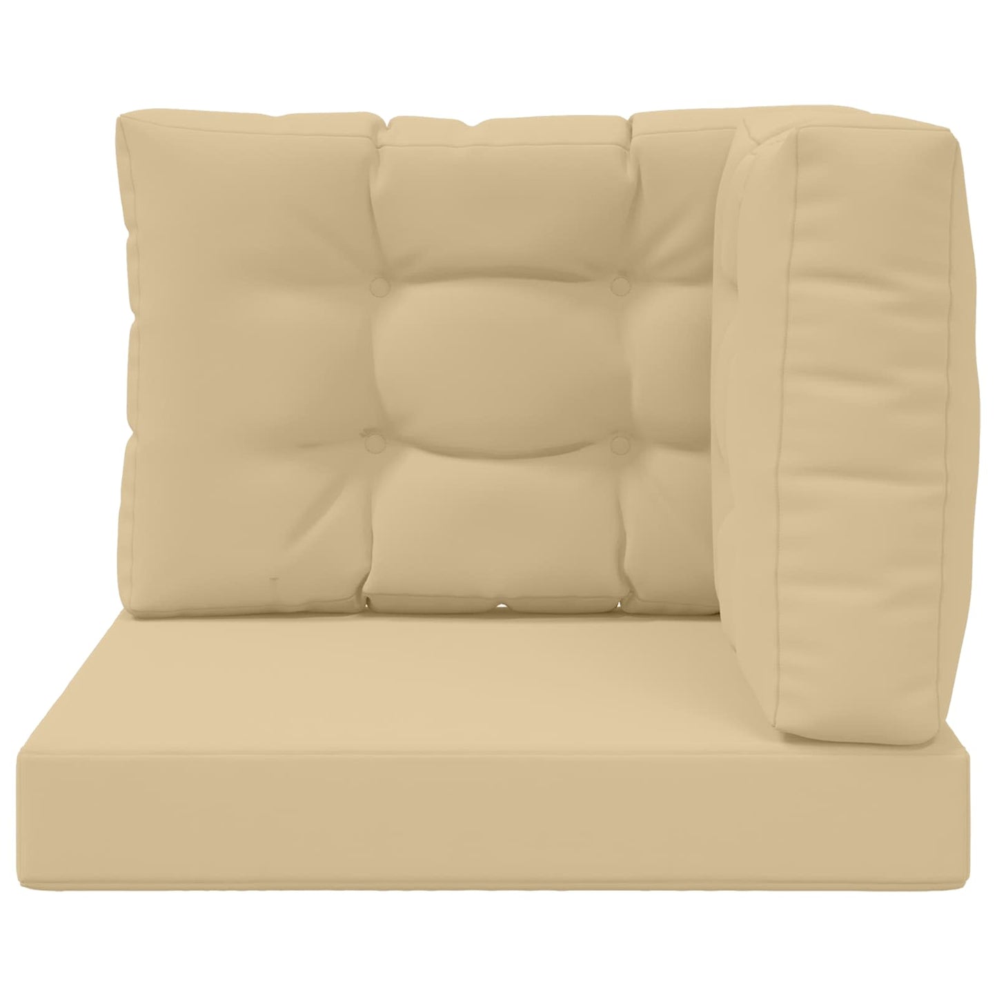 Udendørs Sofa Pude 3 pcs Beige Polyester