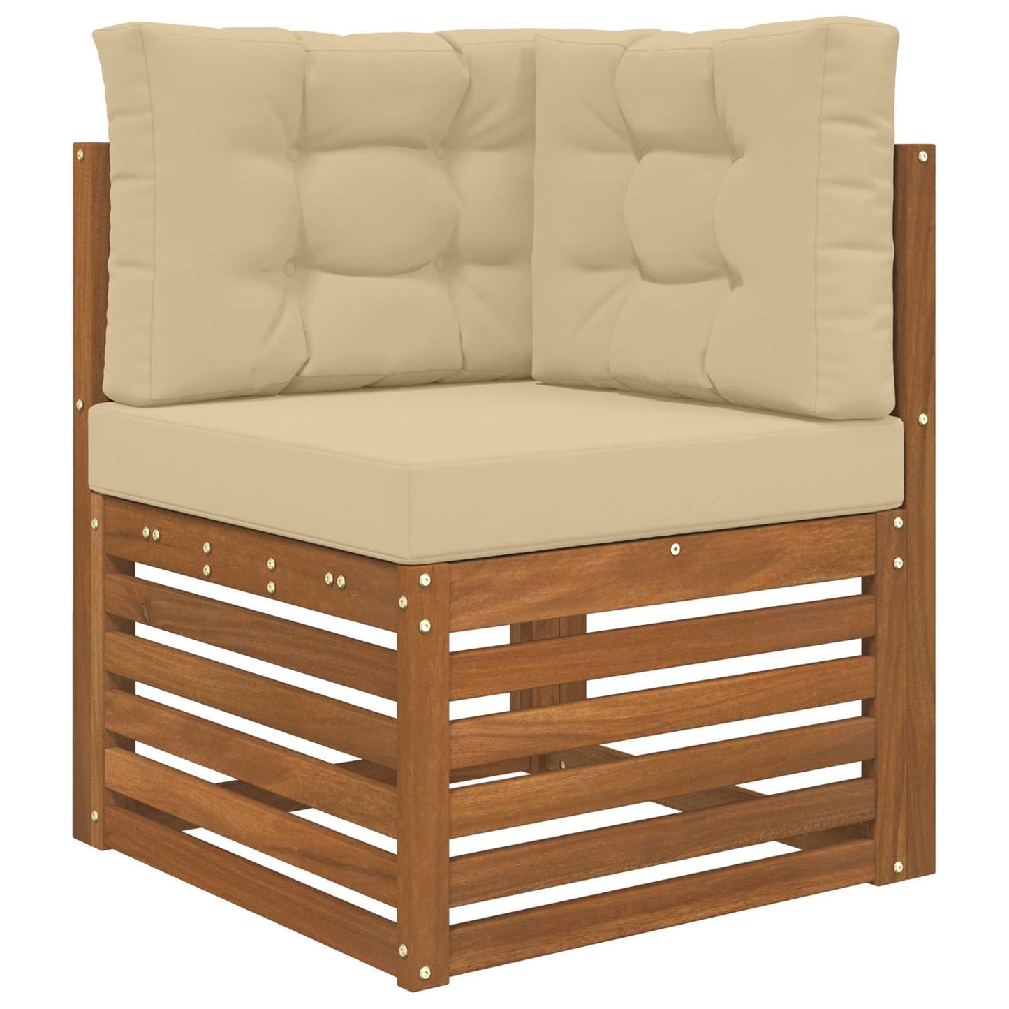 Udendørs Sofa Pude 3 pcs Beige Polyester