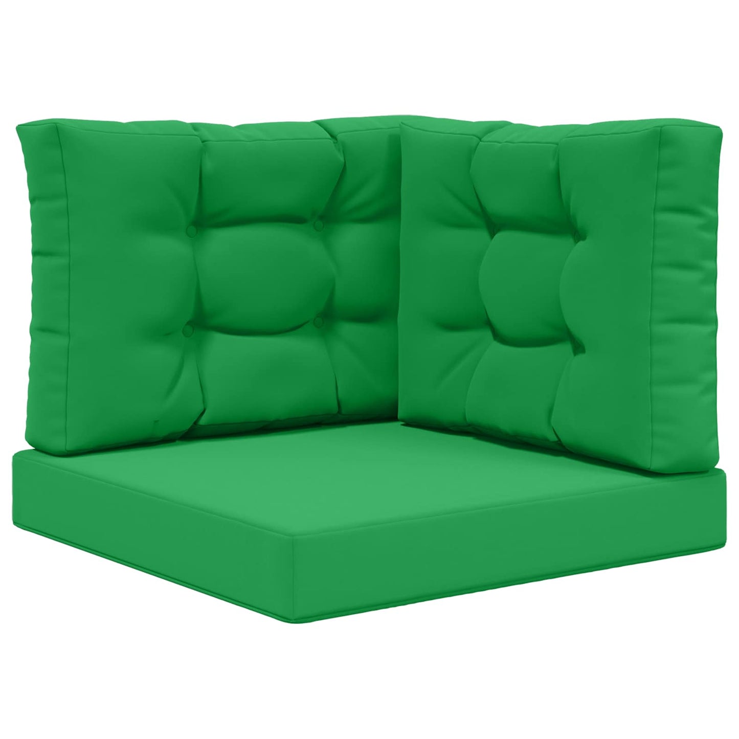 Udendørs Sofa Pude 3 pcs Grøn Polyester