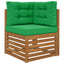 Udendørs Sofa Pude 3 pcs Grøn Polyester