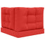 Udendørs Sofa Pude 3 pcs Rød Polyester