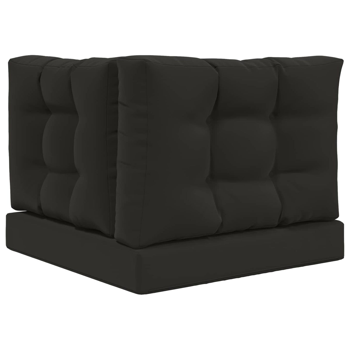 Udendørs Sofa Pude 3 pcs Sort Polyester