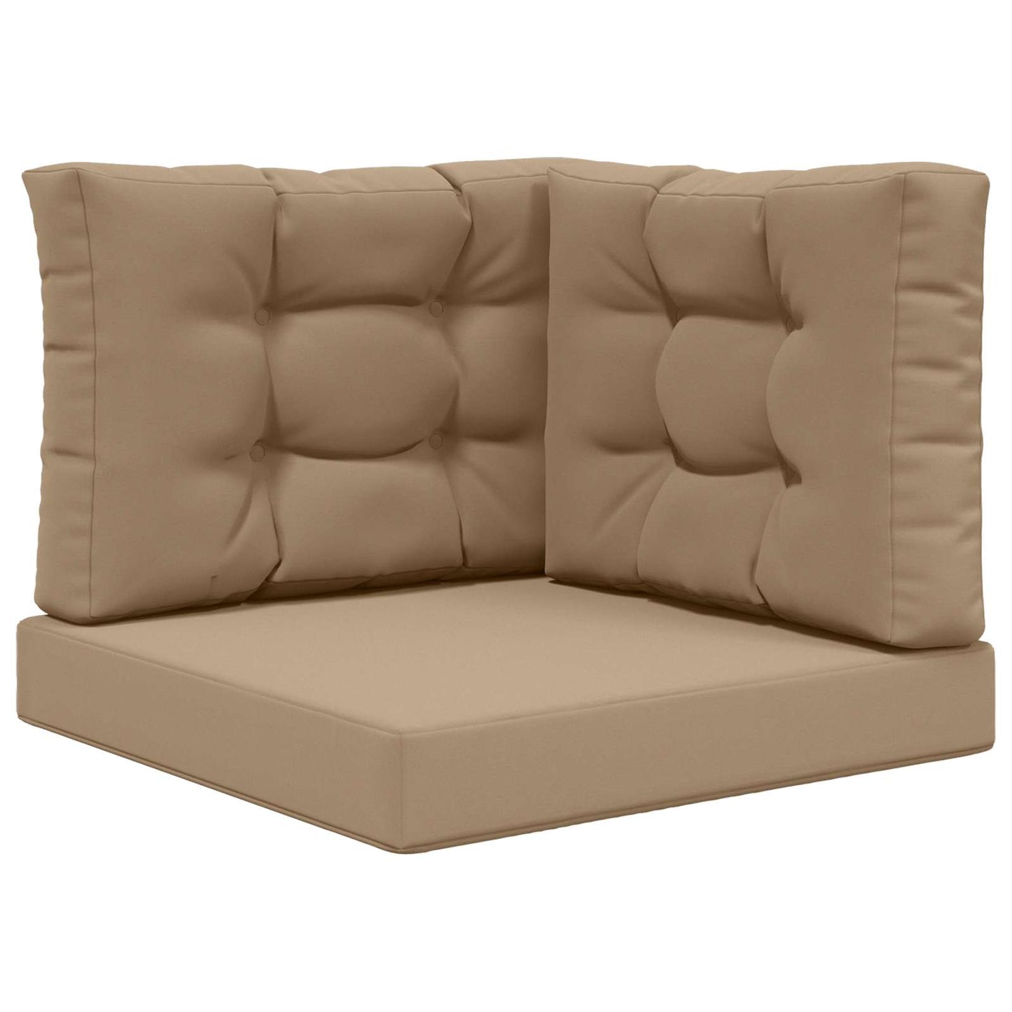 Udendørs Sofa Pude 3 pcs Gråbrun Polyester