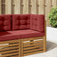 Udendørs Sofa Pude 3 pcs Vinrød Polyester