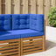 Udendørs Sofa Pude 3 pcs Kongelig blå Polyester