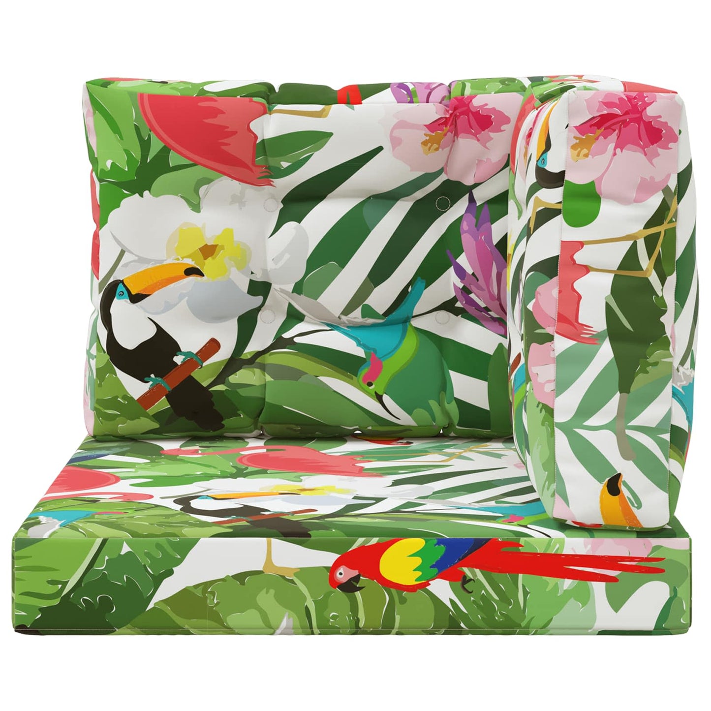 Udendørs Sofa Pude 3 pcs farverig Polyester
