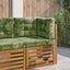 Udendørs Sofa Pude 3 pcs Bladdesign Polyester