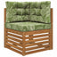 Udendørs Sofa Pude 3 pcs Bladdesign Polyester
