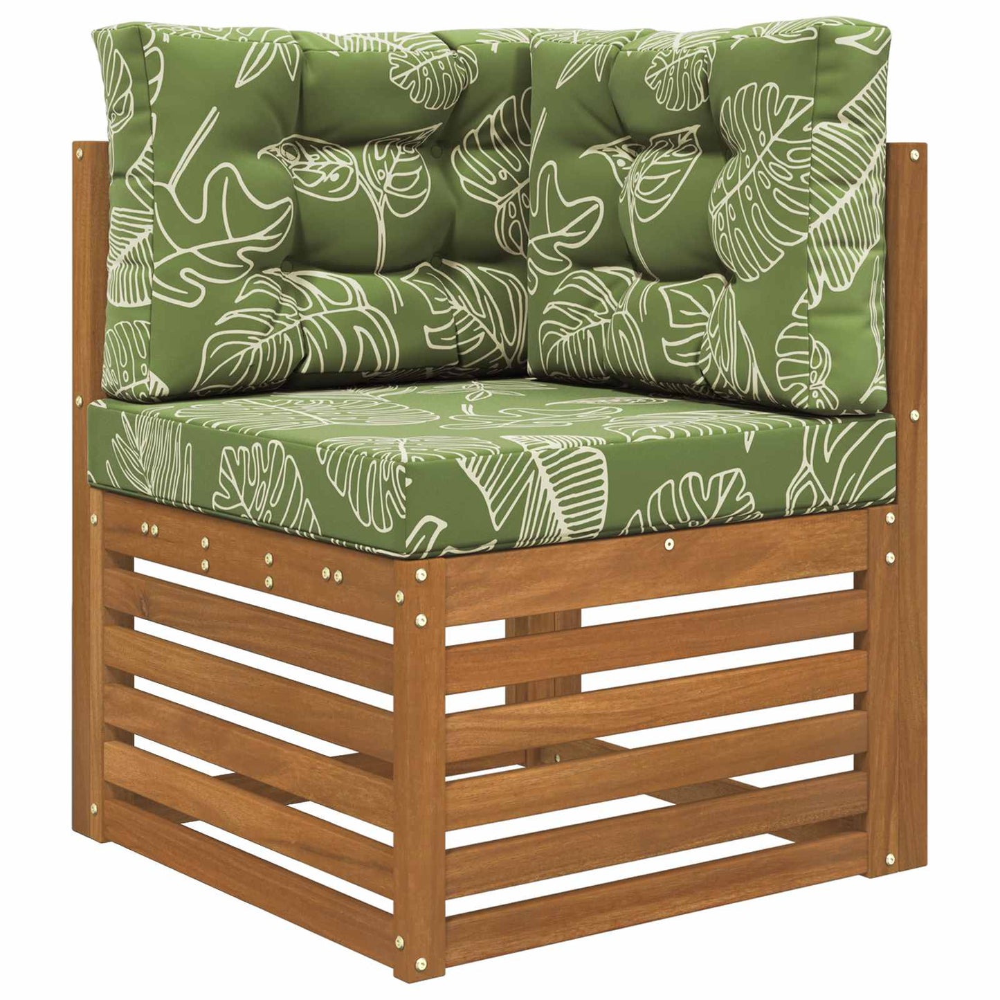 Udendørs Sofa Pude 3 pcs Bladdesign Polyester