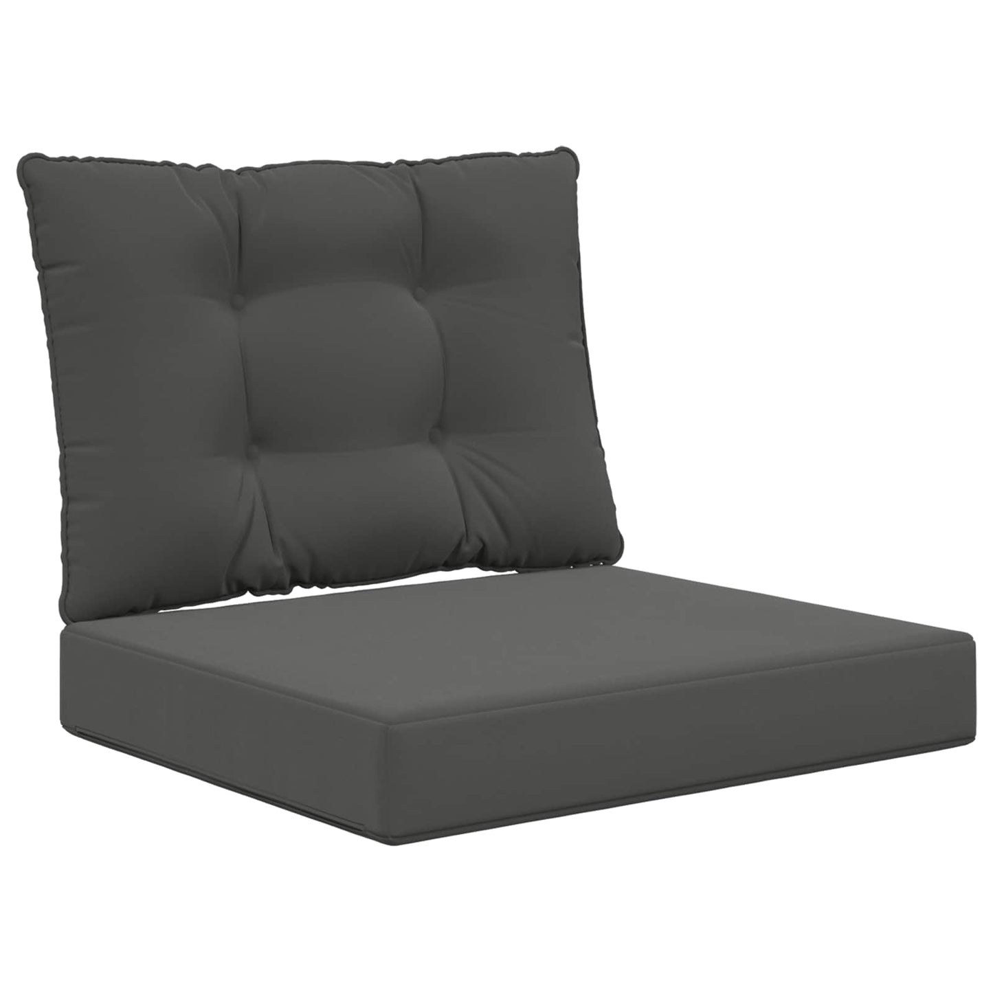 Udendørs Sofa Pude Polyester Antracit 60 x 50,5 x 8 cm