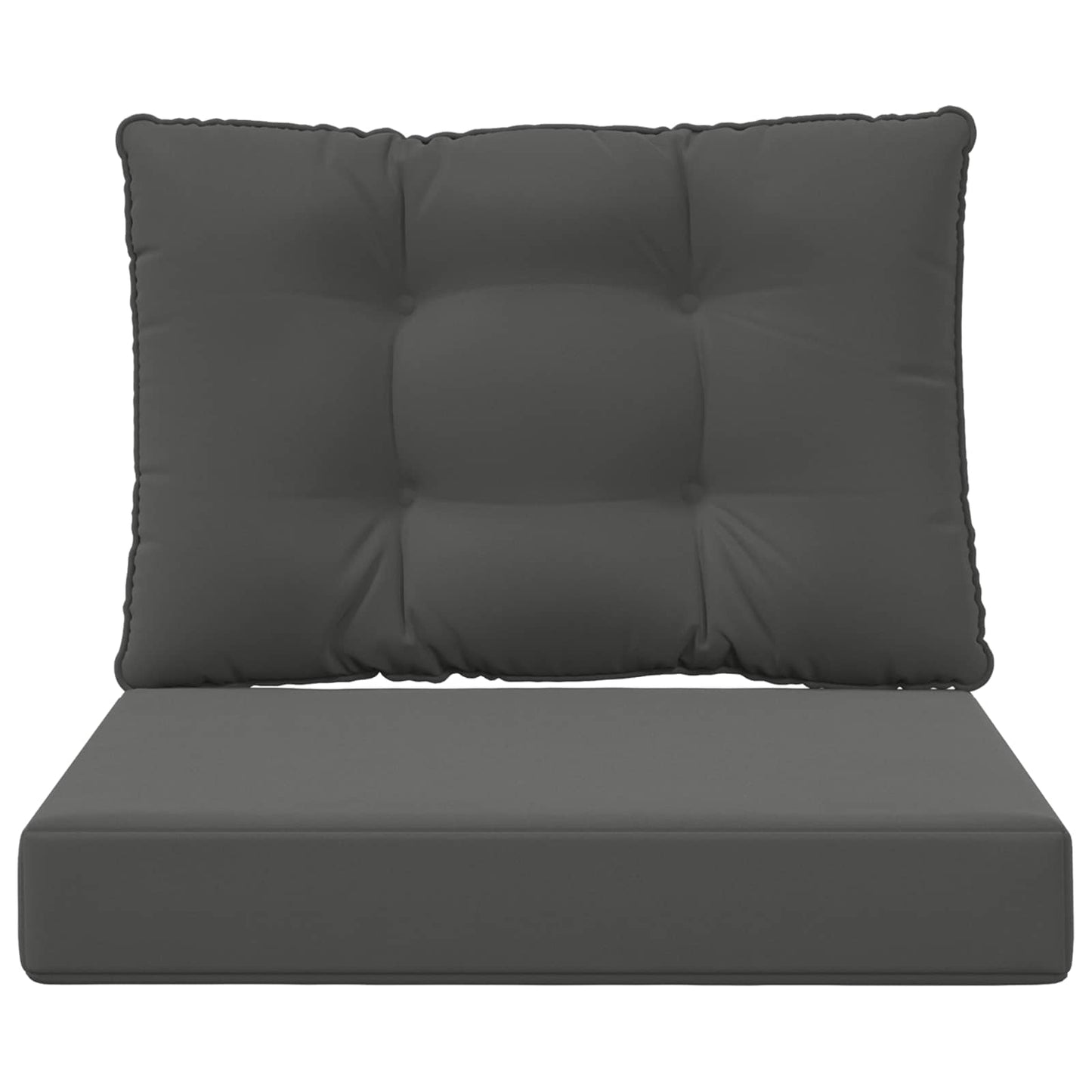 Udendørs Sofa Pude Polyester Antracit 60 x 50,5 x 8 cm