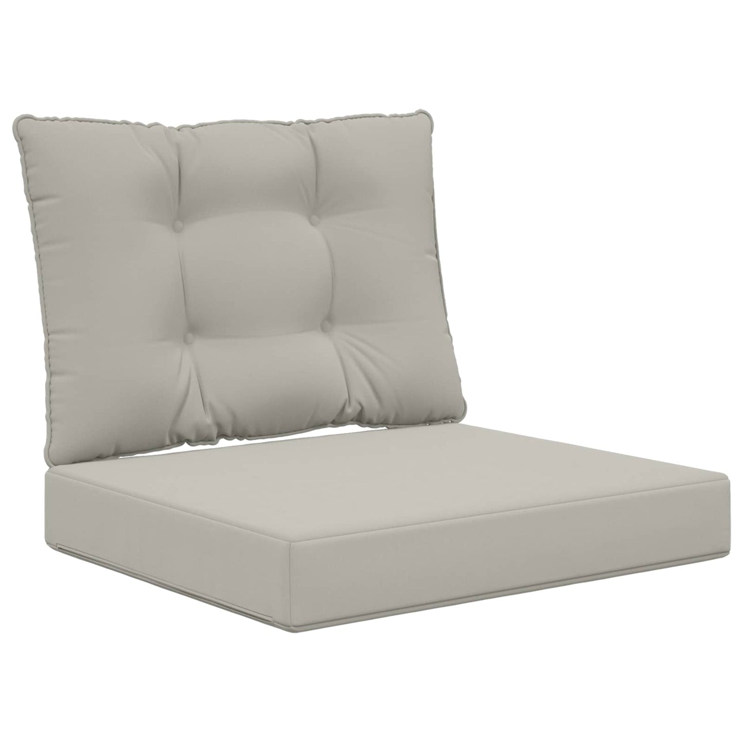 Udendørs Sofa Pude Polyester Grå 60 x 50,5 x 8 cm