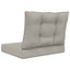 Udendørs Sofa Pude Polyester Grå 60 x 50,5 x 8 cm