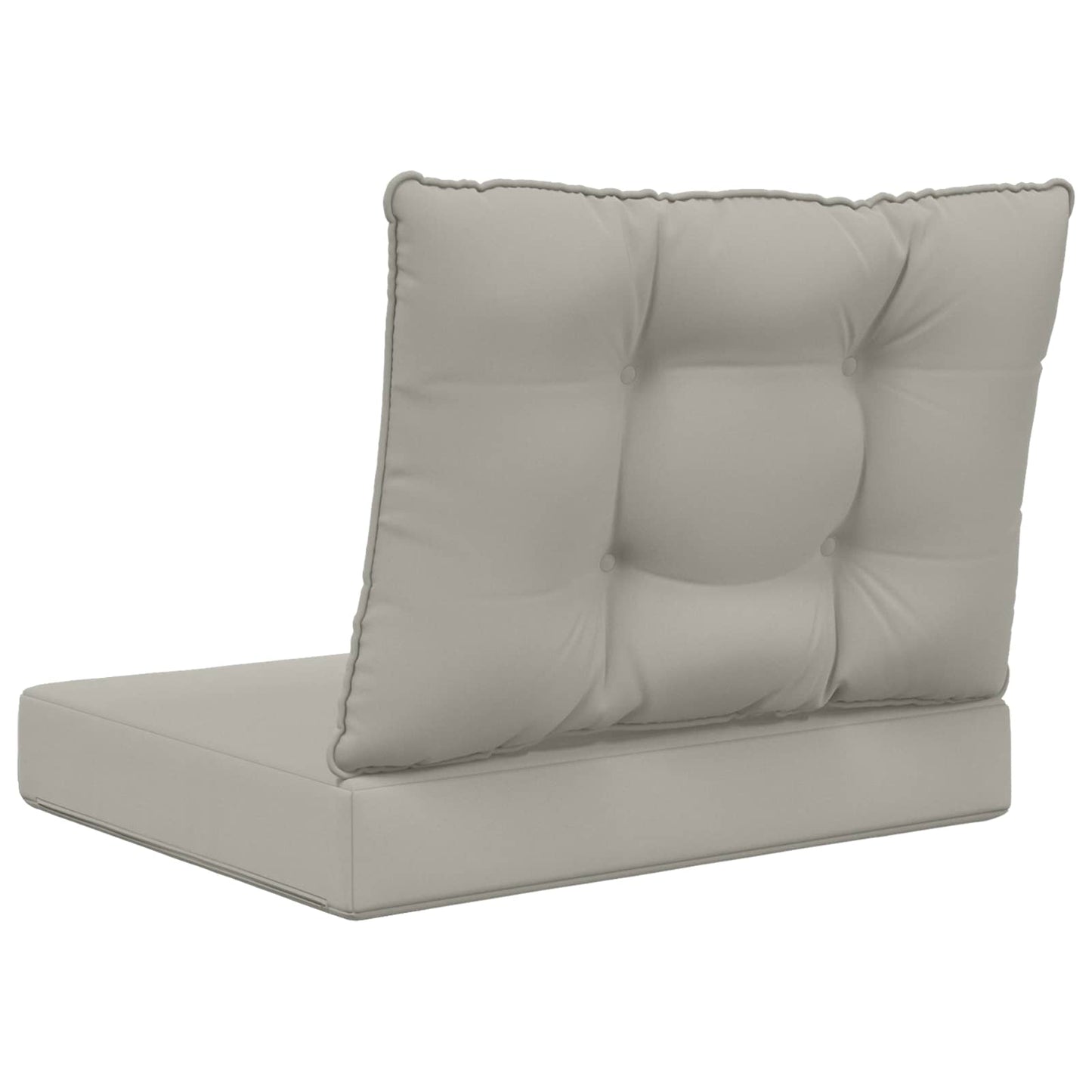 Udendørs Sofa Pude Polyester Grå 60 x 50,5 x 8 cm