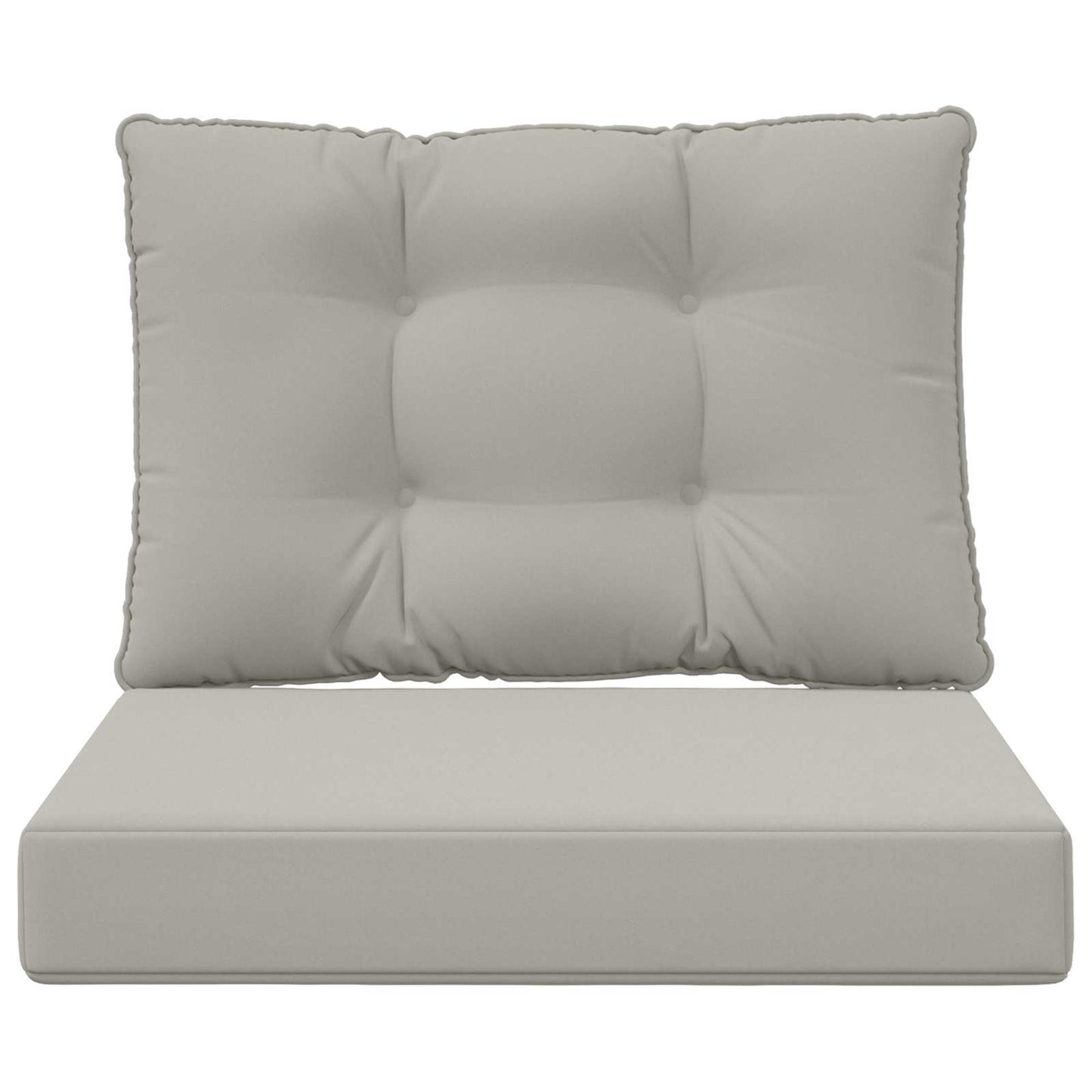 Udendørs Sofa Pude Polyester Grå 60 x 50,5 x 8 cm